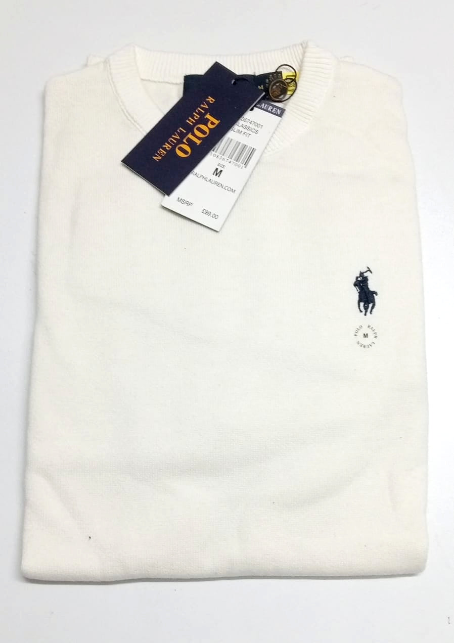 Mens Merino Wool   Ralph Lauren Crew Neck Sweater